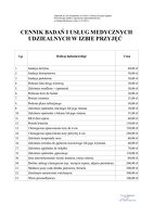 Załącznik nr 2 - Cennik badań i usług medycznych udzielanych w Izbie Przyjęć.pdf