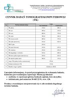 Cennik Badań Tomografii Komputerowej.pdf